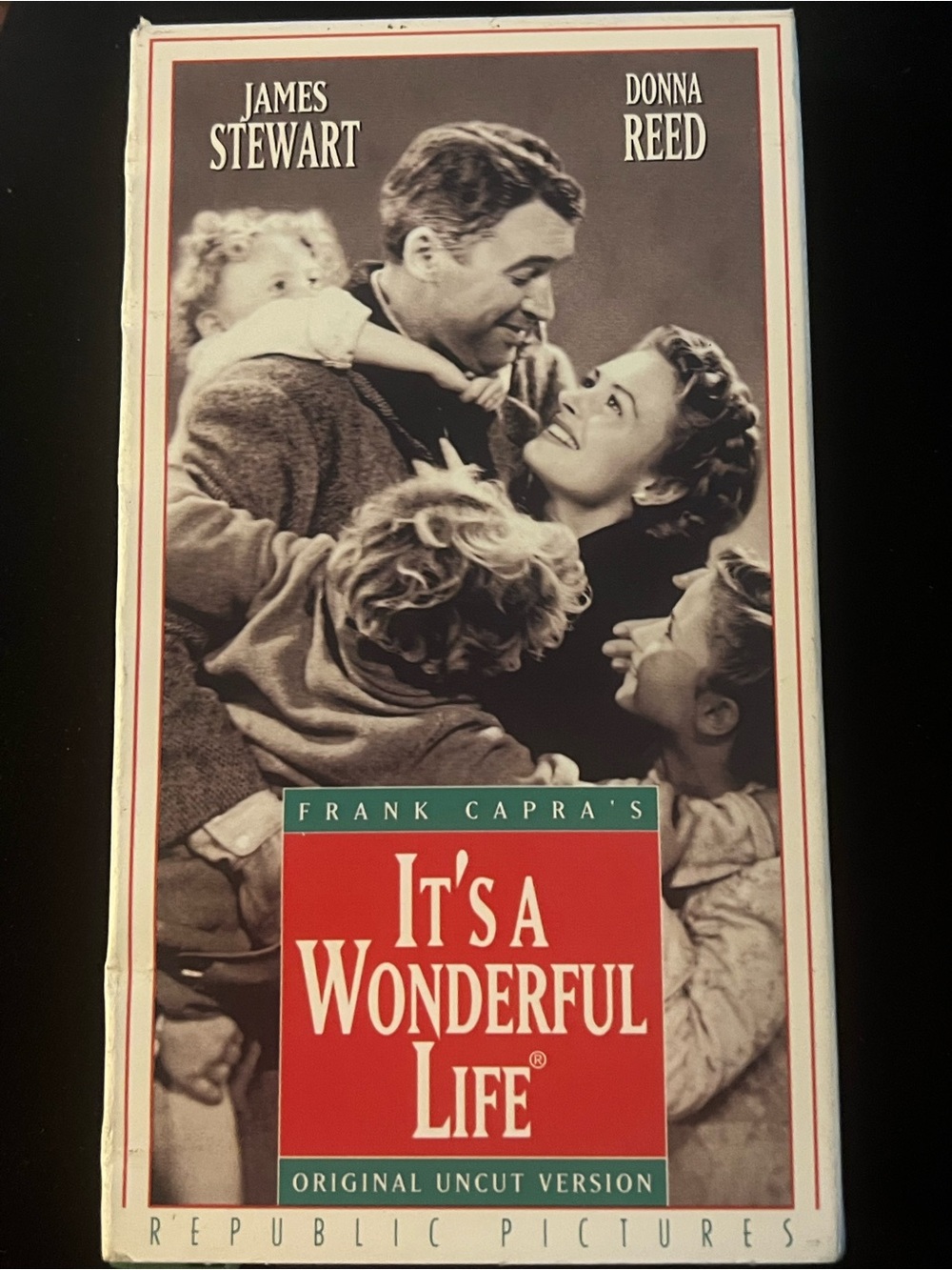 It’s A Wonderful Life VHS Beloved Classic Colorized Original Uncut Version